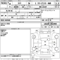 Subaru STELLA лот № 78301 оценка 3.5  с аукциона в Японии 2