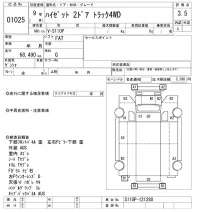 Daihatsu HIJET TRUCK лот № 1025 оценка 3.5  с аукциона в Японии 8