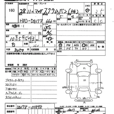 Mazda SCRUM  с аукциона в Японии