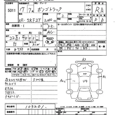 Mazda BONGO  с аукциона в Японии