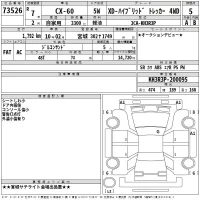 Mazda CX-60 лот № 73526 оценка 5  с аукциона в Японии 2