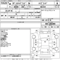 Honda ODYSSEY лот № 73529 оценка R  с аукциона в Японии 2