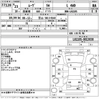 Daihatsu MOVE лот № 77120 оценка RA  с аукциона в Японии 2