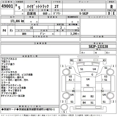 Daihatsu HIJET TRUCK  с аукциона в Японии