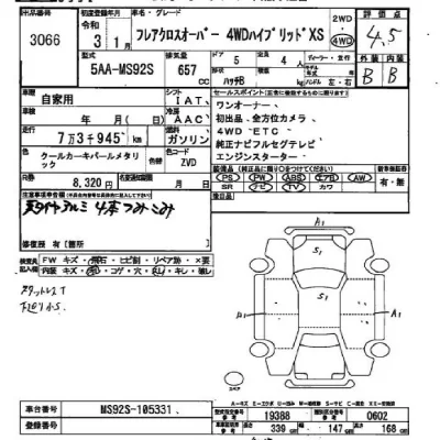 Mazda FLAIR  с аукциона в Японии