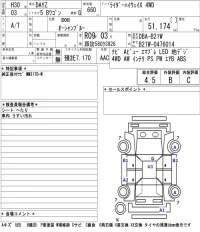 Nissan DAYZ лот № 3045 оценка 4.5  с аукциона в Японии 5