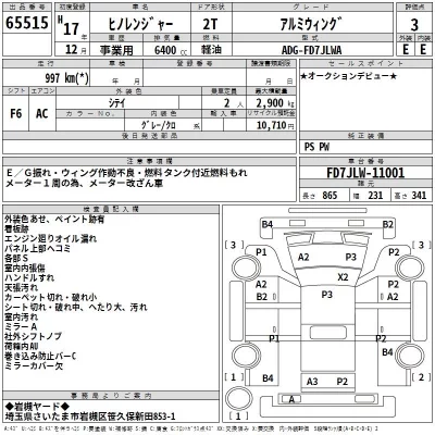 Hino RANGER  с аукциона в Японии