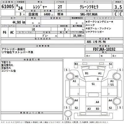 Hino RANGER  с аукциона в Японии
