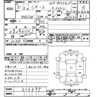 Mazda CX-3 лот № 4086 оценка R  с аукциона в Японии 2
