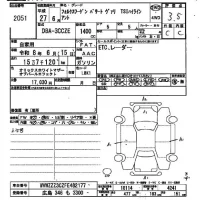 Volkswagen PASSAT VARIANT лот № 2051 оценка 3.5  с аукциона в Японии 2