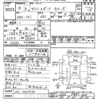 Honda ZEST лот № 3023 оценка 3  с аукциона в Японии 6