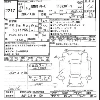 BMW 1-Series лот № 2217 оценка 4  с аукциона в Японии 5