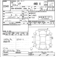 Toyota NOAH лот № 2240 оценка 3.5  с аукциона в Японии 5