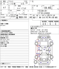 Nissan LEAF лот № 16 оценка 3.5  с аукциона в Японии 5