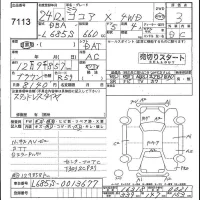 Daihatsu MIRA лот № 7113 оценка 3  с аукциона в Японии 4