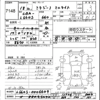 Daihatsu MIRA лот № 7148 оценка 3  с аукциона в Японии 4