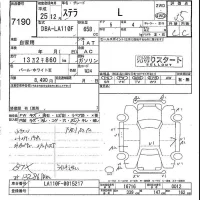 Subaru STELLA лот № 7190 оценка 3.5  с аукциона в Японии 4