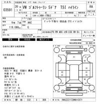 Volkswagen GOLF TOURAN лот № 3591 оценка RA  с аукциона в Японии 6