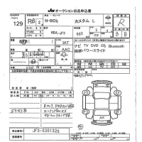 Honda N BOX лот № 129 оценка R  с аукциона в Японии 7