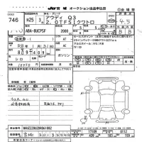 Audi Q3 лот № 746 оценка 4.5  с аукциона в Японии 8