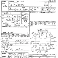 Toyota MARK X лот № 220 оценка 3  с аукциона в Японии 7
