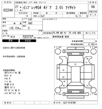 Subaru IMPREZA G4 лот № 2244 оценка RA  с аукциона в Японии 6