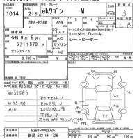 Mitsubishi EK WAGON лот № 1014 оценка 3  с аукциона в Японии 7