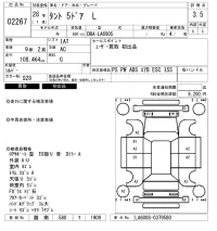 Daihatsu TANTO лот № 2267 оценка 3.5  с аукциона в Японии 6