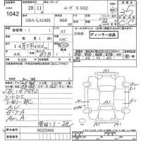 Daihatsu MOVE лот № 1042 оценка 3.5  с аукциона в Японии 7
