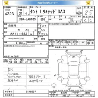 Daihatsu TANTO лот № 4223 оценка 3.5  с аукциона в Японии 5