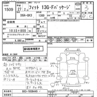 Honda FIT лот № 1509 оценка 3  с аукциона в Японии 7
