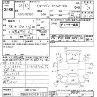 Daihatsu Atrai Wagon лот № 3586 оценка 3  с аукциона в Японии 7