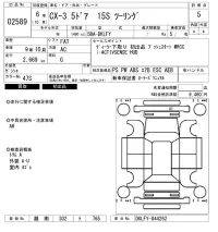 Mazda CX-3 лот № 2589 оценка 5  с аукциона в Японии 6