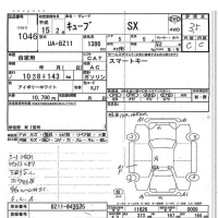 Nissan CUBE лот № 1046 оценка 3.5  с аукциона в Японии 7