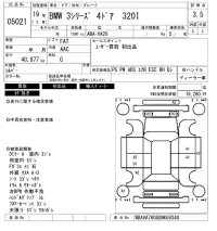 BMW 3-Series лот № 5021 оценка 3.5  с аукциона в Японии 6