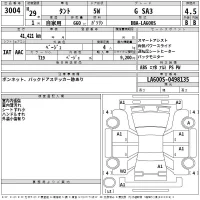 Daihatsu TANTO лот № 3004 оценка 4.5  с аукциона в Японии 2