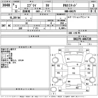 Suzuki EVERY лот № 3048 оценка 3  с аукциона в Японии 2