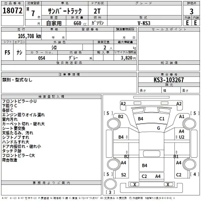 Subaru SAMBAR  с аукциона в Японии