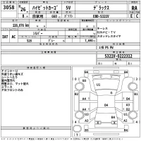 Daihatsu HIJET VAN лот № 3058 оценка RA  с аукциона в Японии 2