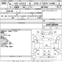 Daihatsu HIJET TRUCK лот № 3092 оценка 3  с аукциона в Японии 2