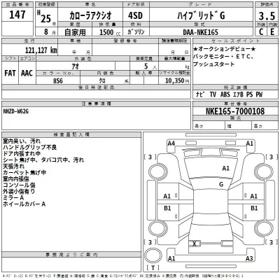 Toyota COROLLA AXIO  с аукциона в Японии