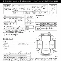 Audi A3 лот № 70010 оценка 3.5  с аукциона в Японии 10