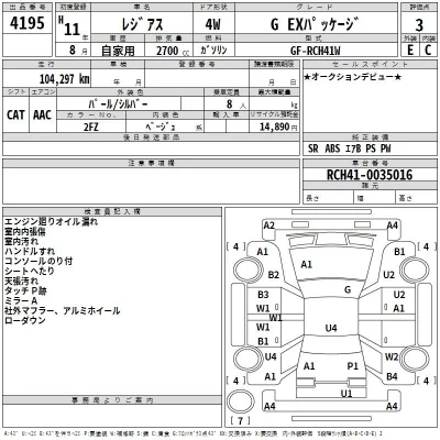 Toyota HIACE REGIUS  с аукциона в Японии