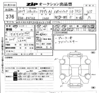 Audi A1 лот № 376 оценка 4.5  с аукциона в Японии 5