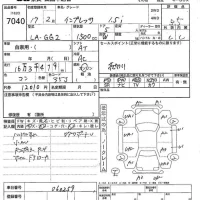 Subaru IMPREZA лот № 7040 оценка 3.5  с аукциона в Японии 5