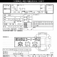 Honda LIFE лот № 80113 оценка ***  с аукциона в Японии 3