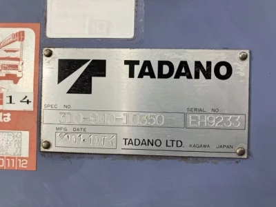 TADANO CRANE
