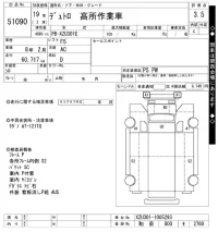 Hino DUTRO лот № 51090 оценка 3.5  с аукциона в Японии 8