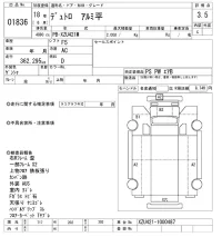 Hino DUTRO лот № 1836 оценка 3.5  с аукциона в Японии 10