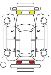Audi Q3 лот № 33506 оценка 4.5  с аукциона в Японии 11